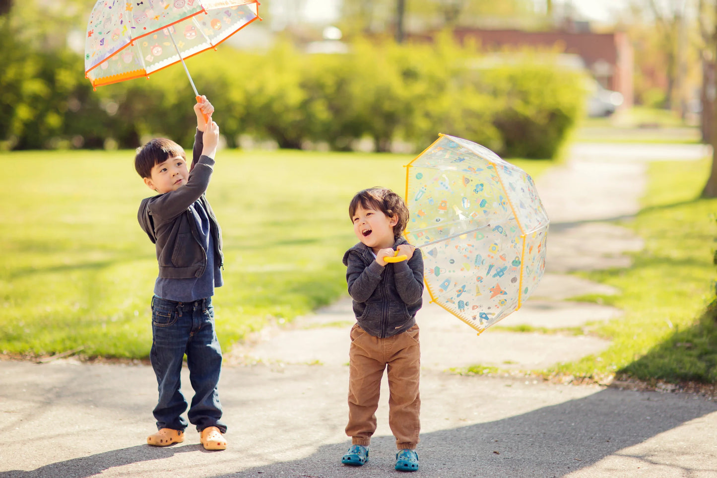 Color-Changing Children's Umbrella | Faces