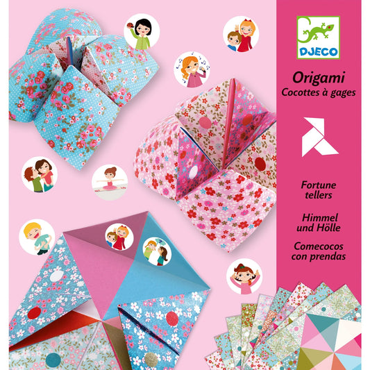 Flower Fortune Tellers Origami Paper Craft Kit