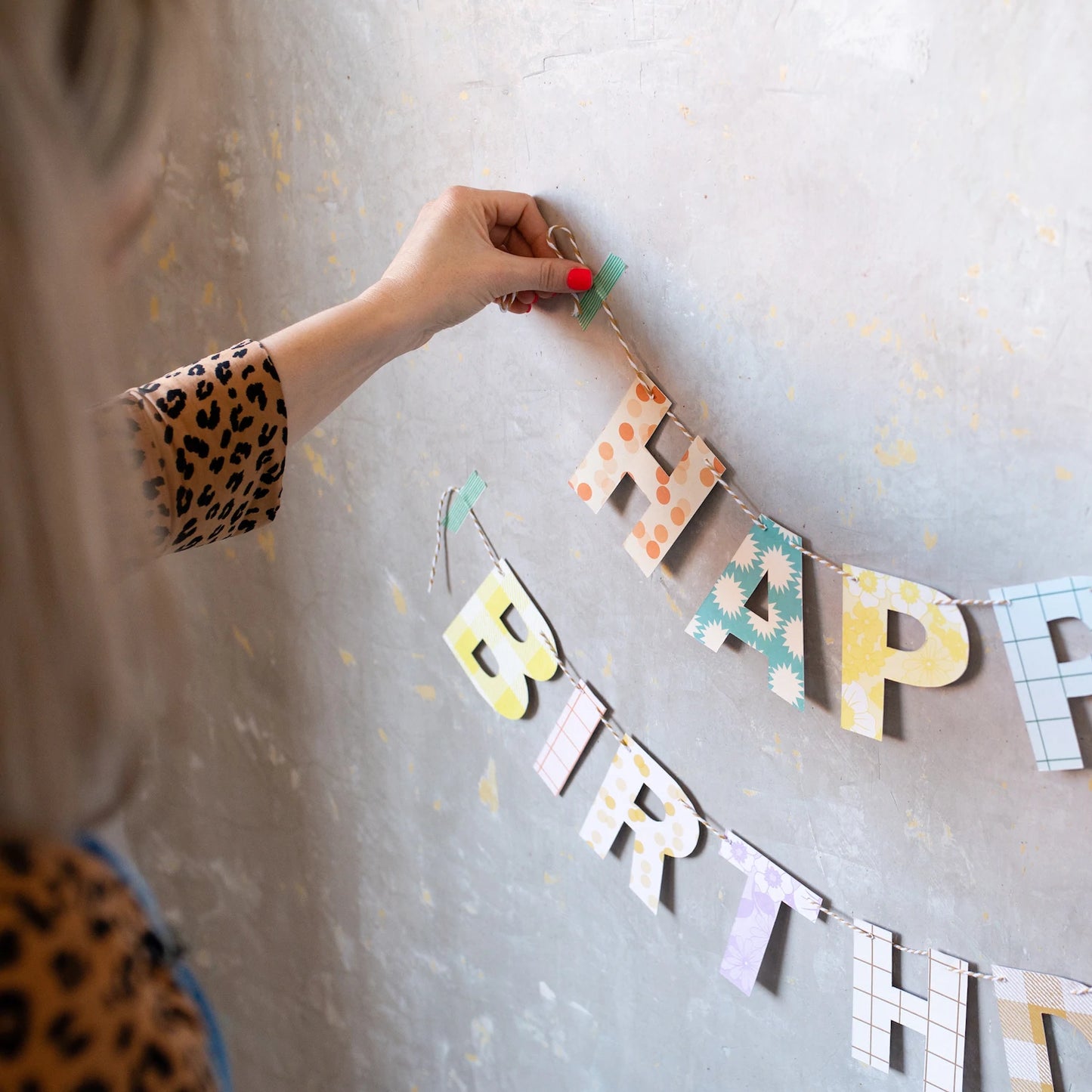 Happy Birthday Cut-Out Garland Kit