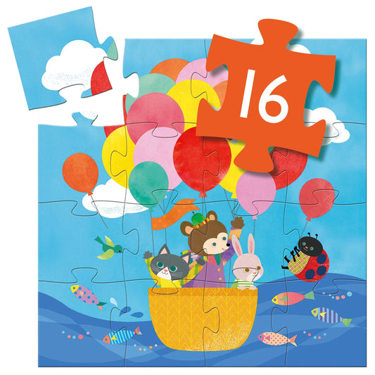 The Hot Air Balloon | 16pc Jigsaw Puzzle