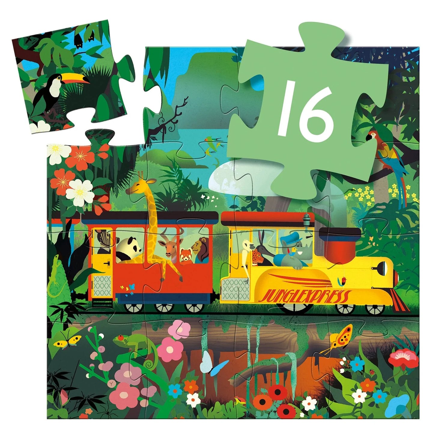 Locomotive | 16pc Jigsaw Puzzle