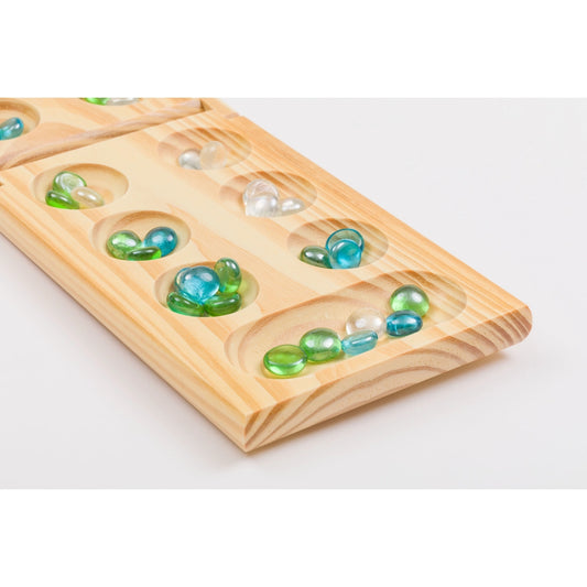 Wood Mancala Game