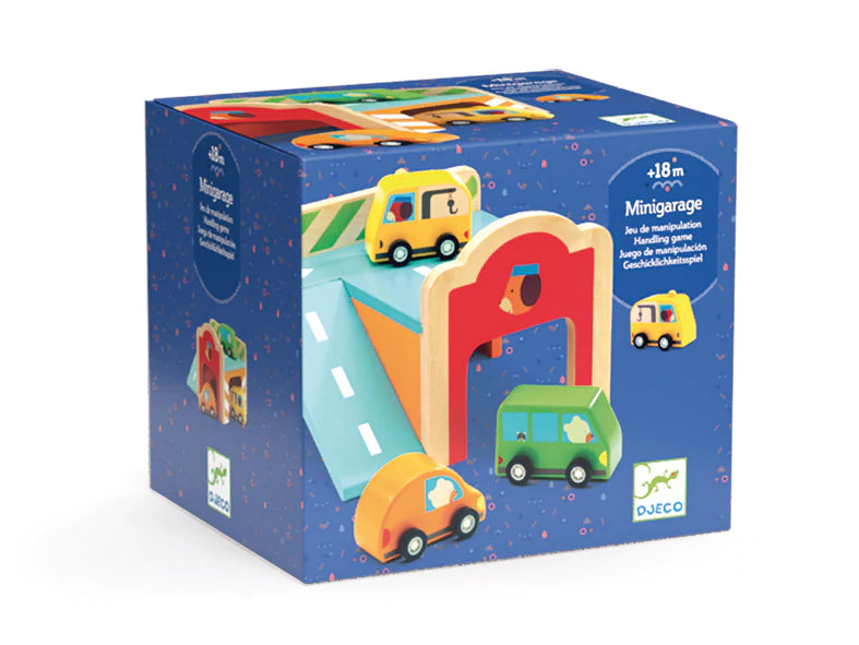 Minigarage Wooden Automobile Set