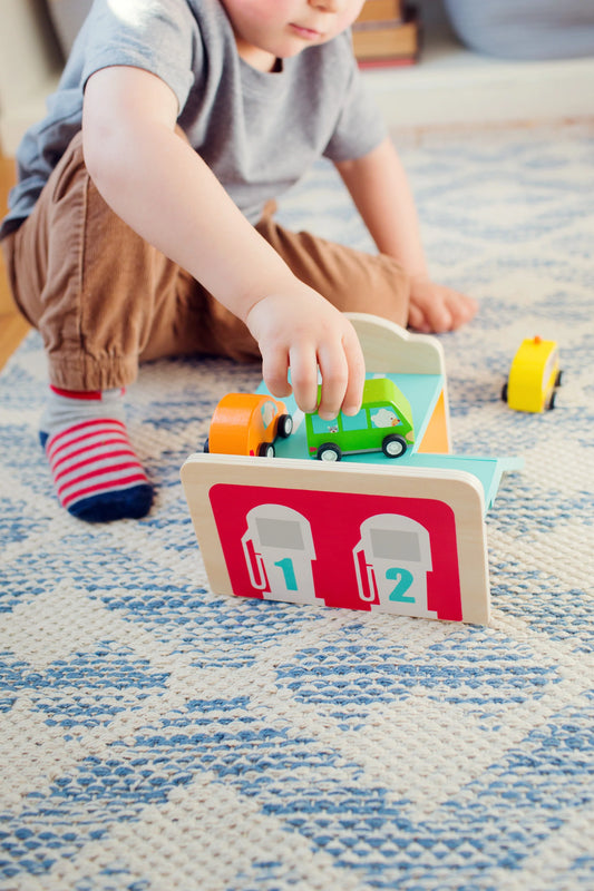 Minigarage Wooden Automobile Set