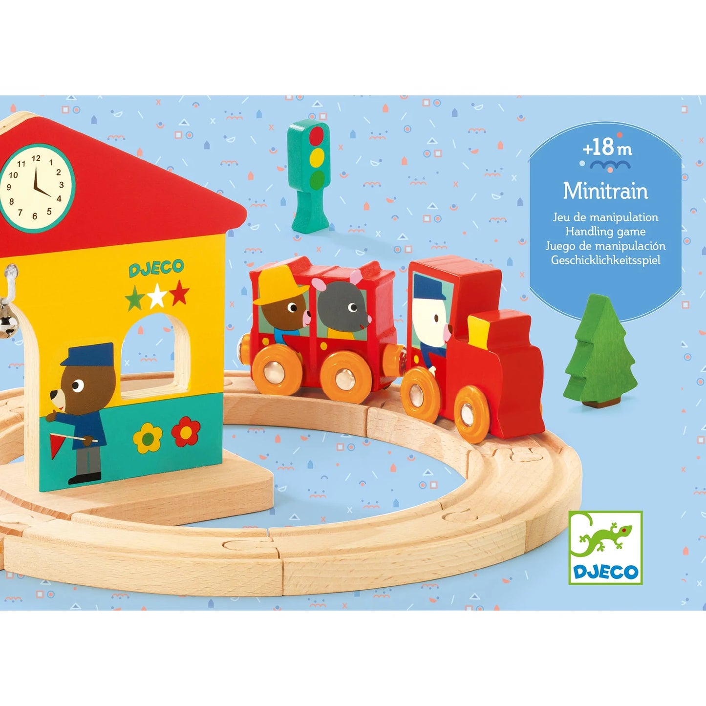 Minitrain Wooden Train Set