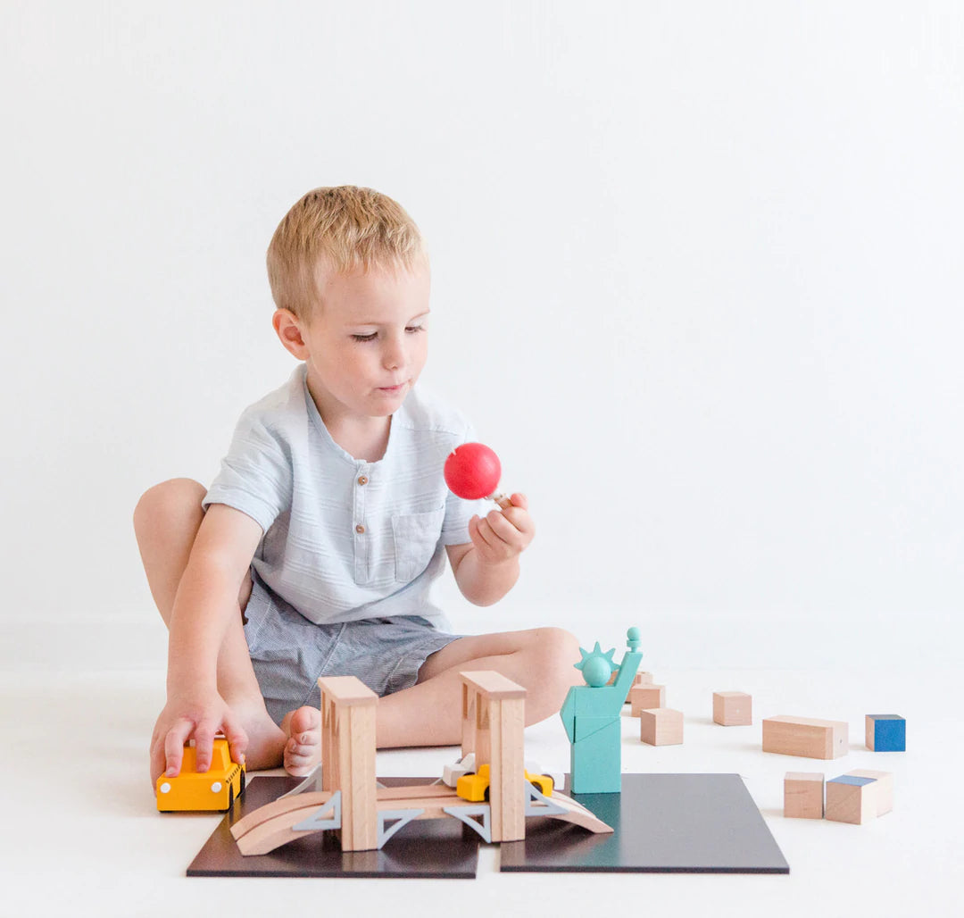 New York City Wooden Play Set