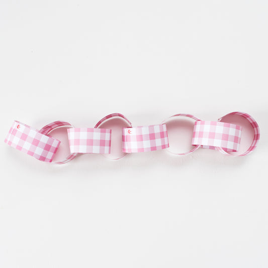 Gingham Paper Chain Craft Kit