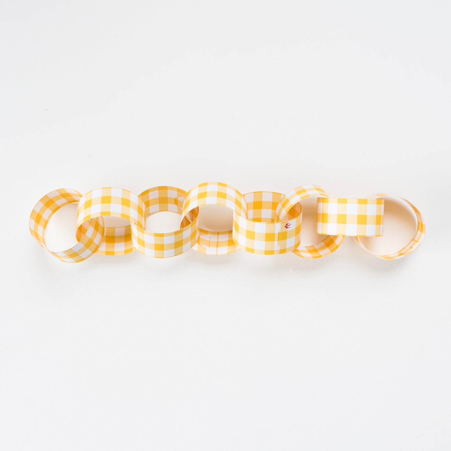 Gingham Paper Chain Craft Kit