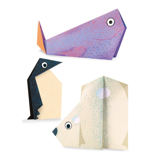 Polar Animals Origami Paper Craft Kit