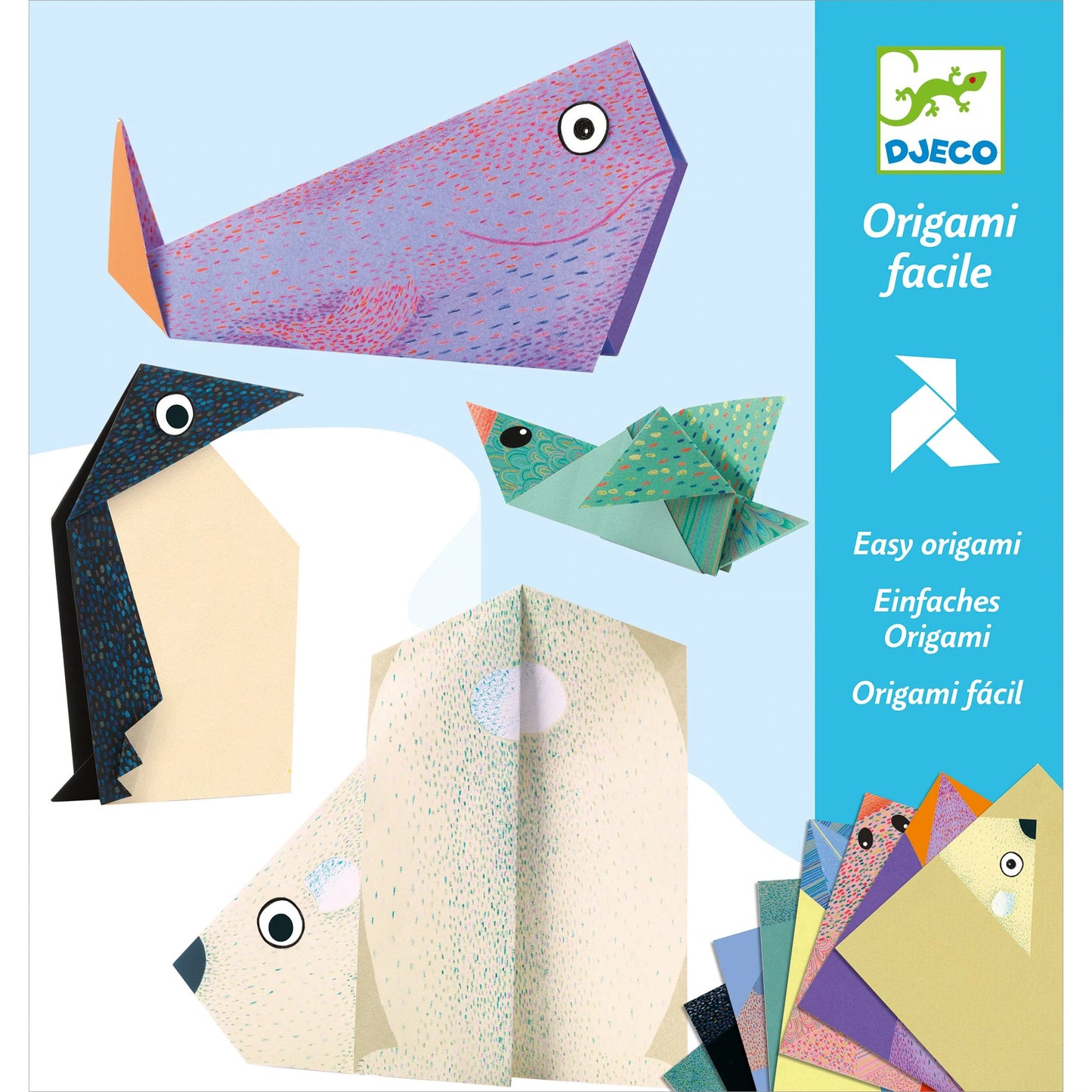 Polar Animals Origami Paper Craft Kit