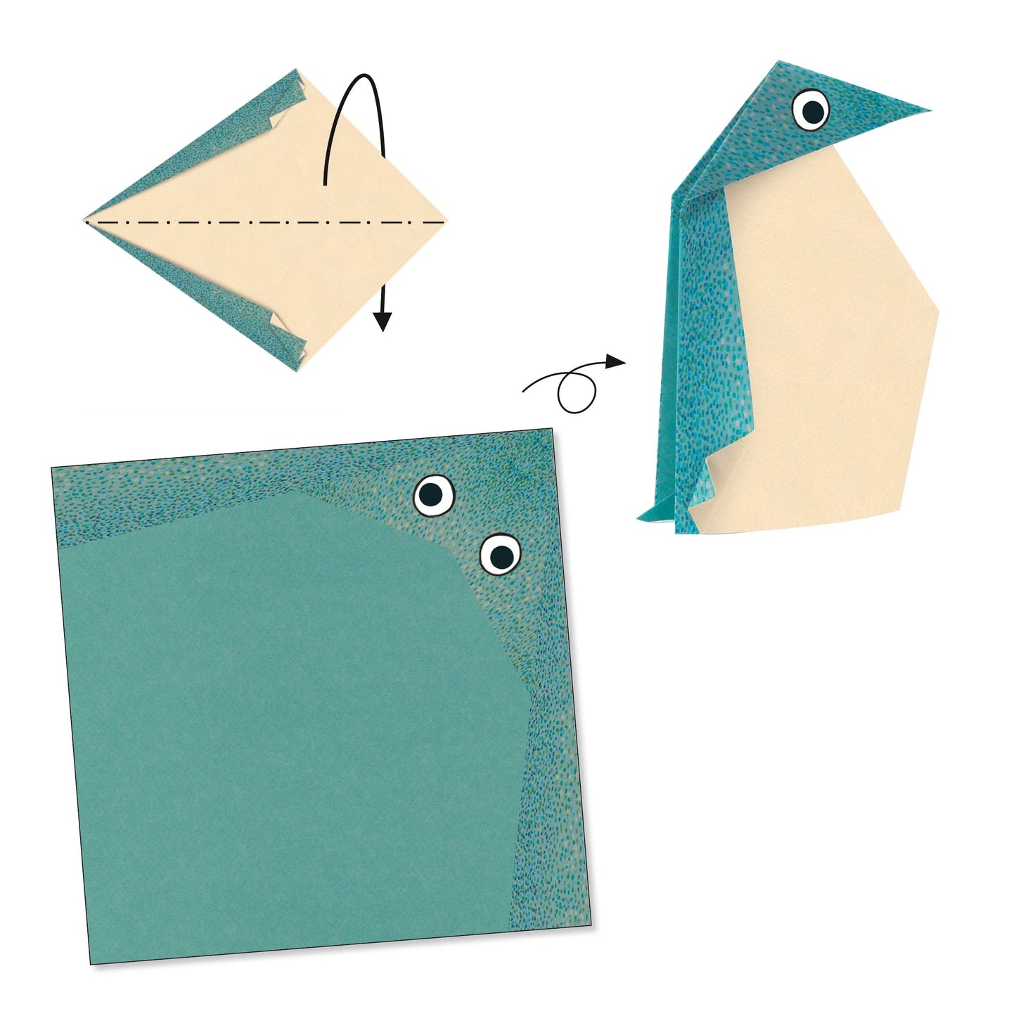 Polar Animals Origami Paper Craft Kit