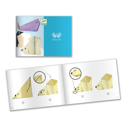 Polar Animals Origami Paper Craft Kit