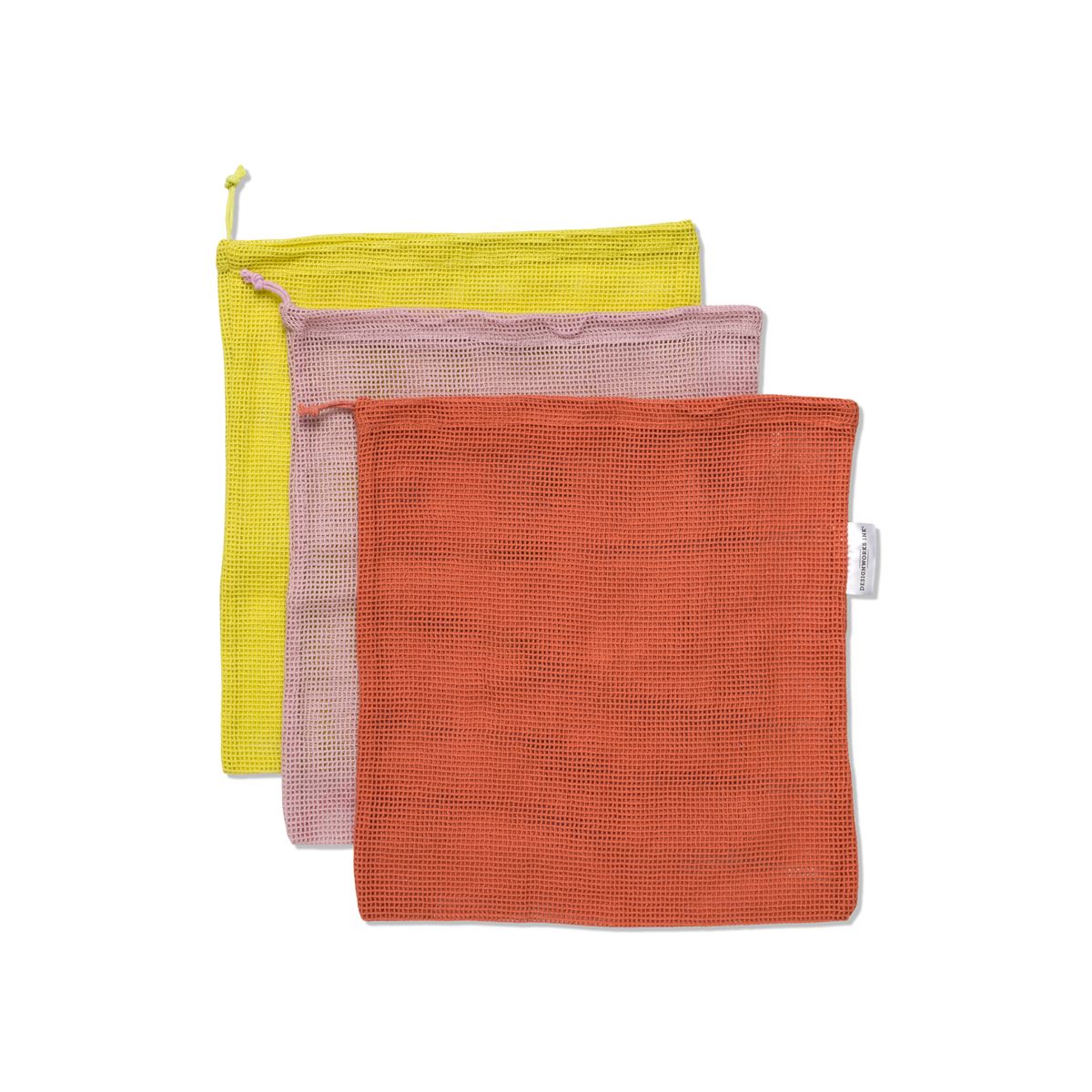 Reusable Produce Bags - Ochre, Pink & Rose