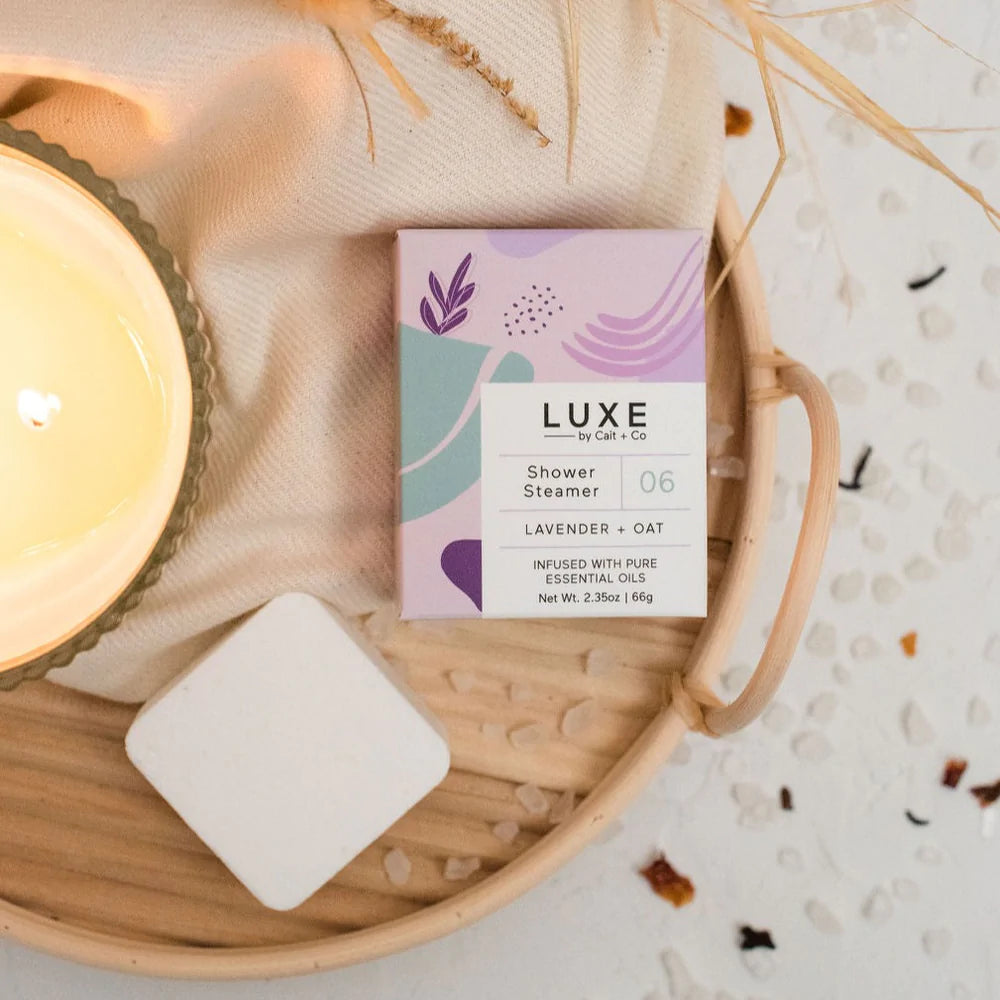 Luxe Shower Steamer | Lavender + Oat