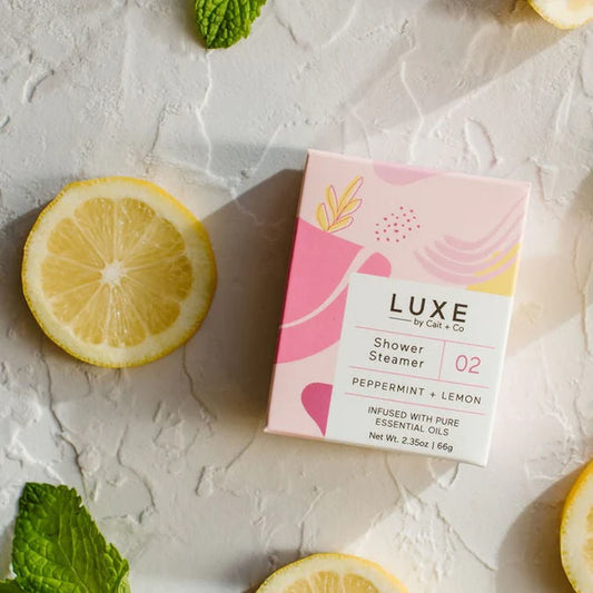 Luxe Shower Steamer | Peppermint + Lemon