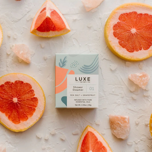 Luxe Shower Steamer | Sea Salt + Grapefruit