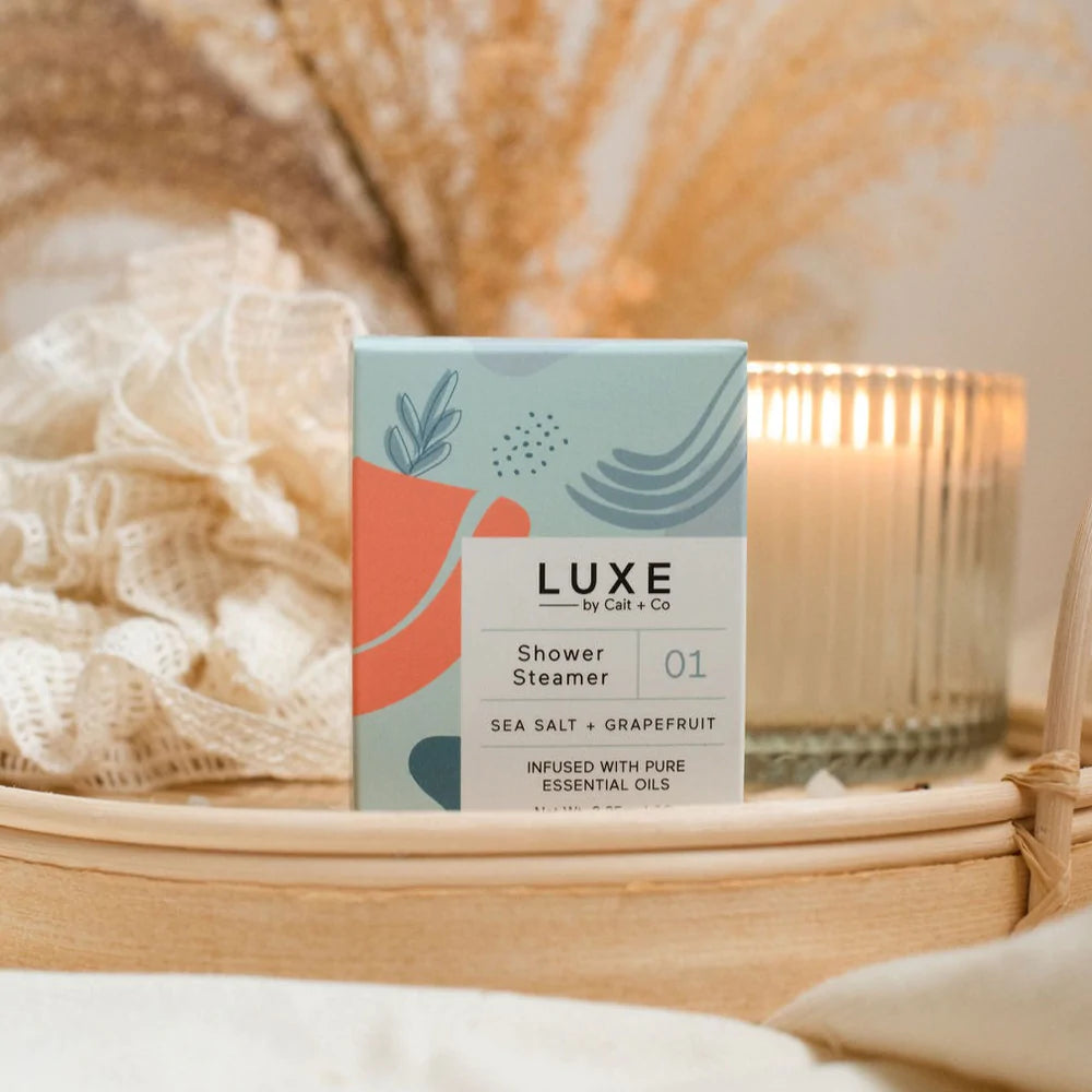 Luxe Shower Steamer | Sea Salt + Grapefruit