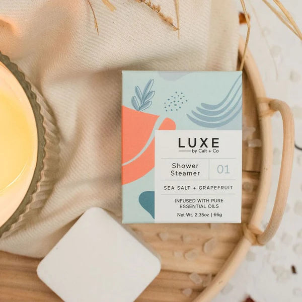 Luxe Shower Steamer | Sea Salt + Grapefruit