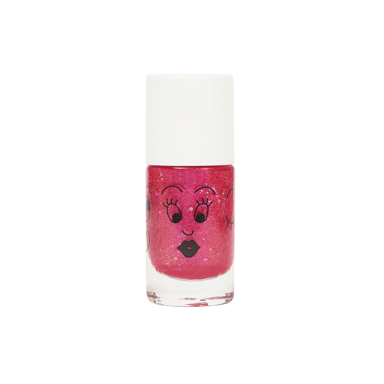 Sissi Nail Polish | Bright Fuchsia Glitter