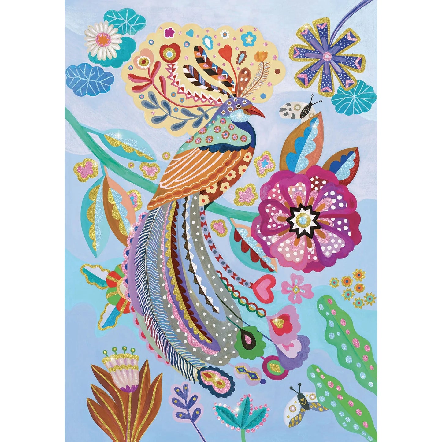 Sparkling Bird | 50pc Glitter Jigsaw Puzzle