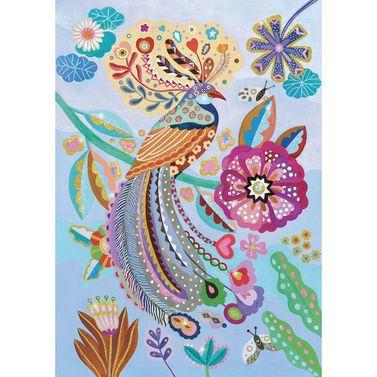 Sparkling Bird | 50pc Glitter Jigsaw Puzzle