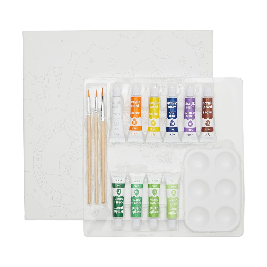 Colorific Canvas Paint By Number Kit | Terrific Tiger