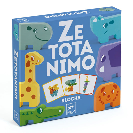 Ze Totanimo Wooden Animal Stacking Game