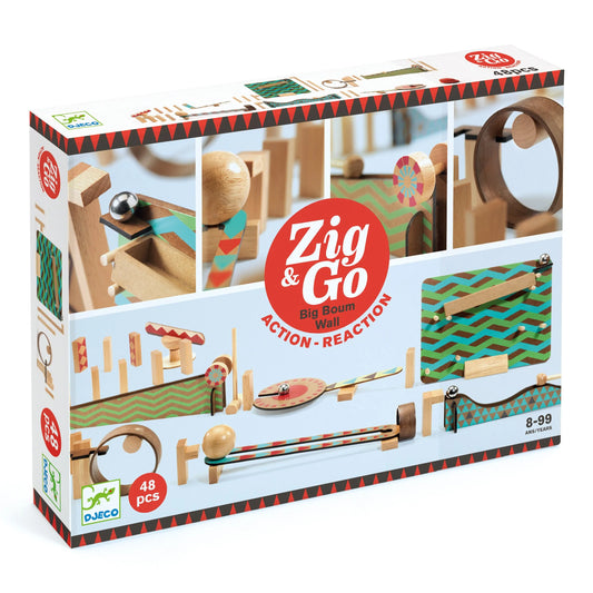 Zig & Go  48 pc Chain Reaction Construction Set