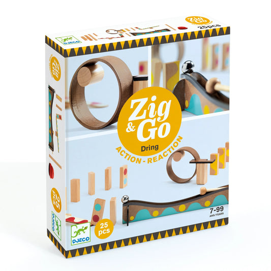 Zig & Go  25 pc Chain Reaction Construction Set