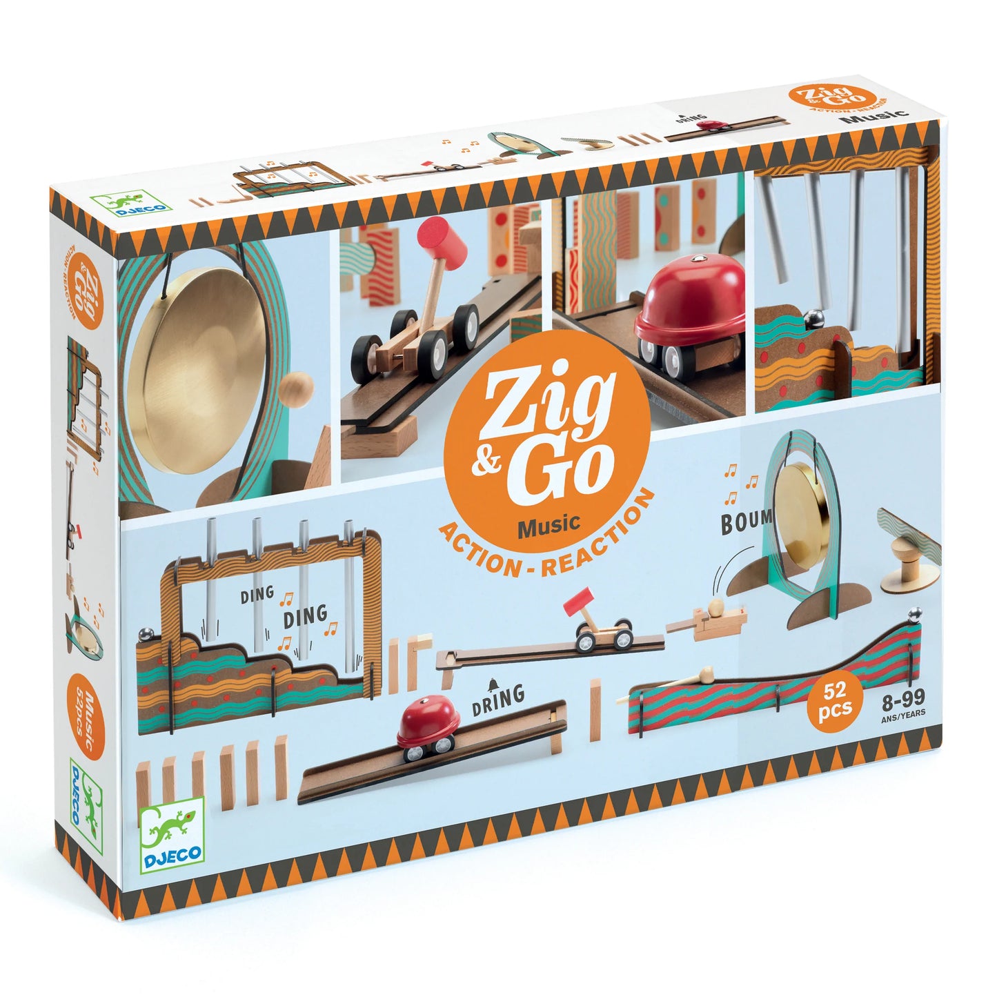 Zig & Go 52 pc Musical Construction Set