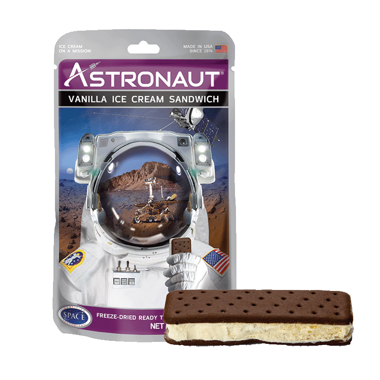 Astronaut Vanilla Ice Cream Sandwich