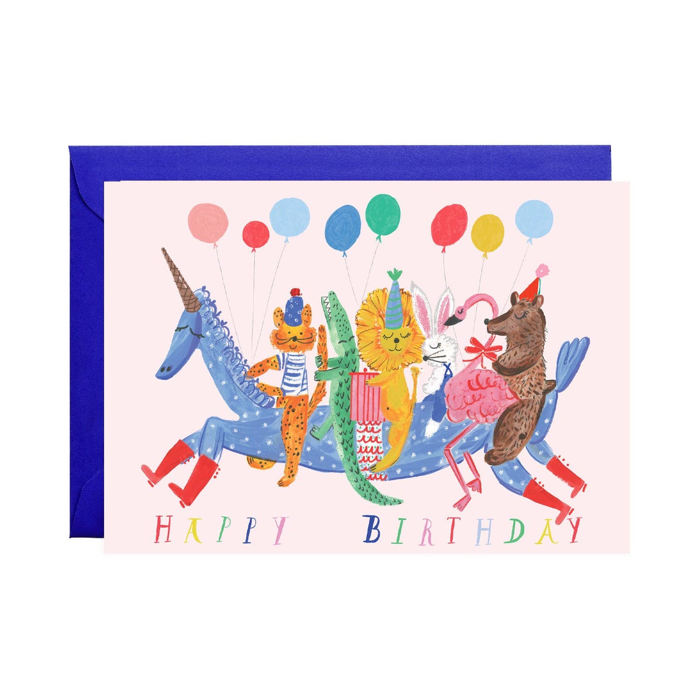 Unicorn Express | Birthday Card