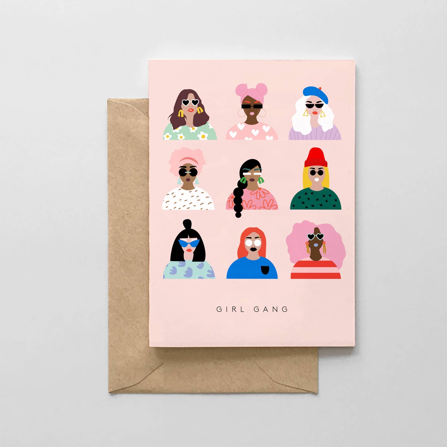 Girl Gang Greeting Card