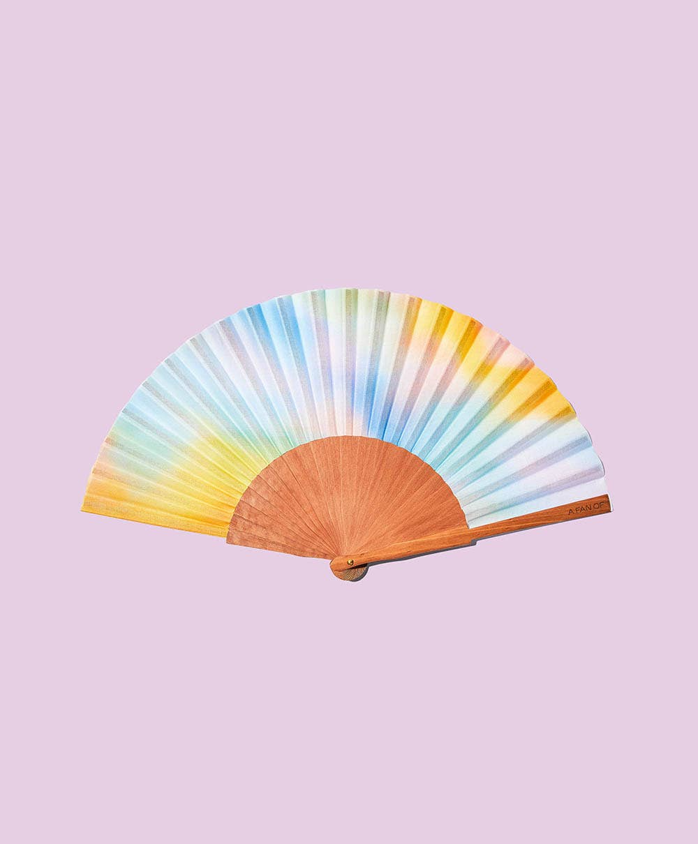 Hand Fan | Aurora Skies