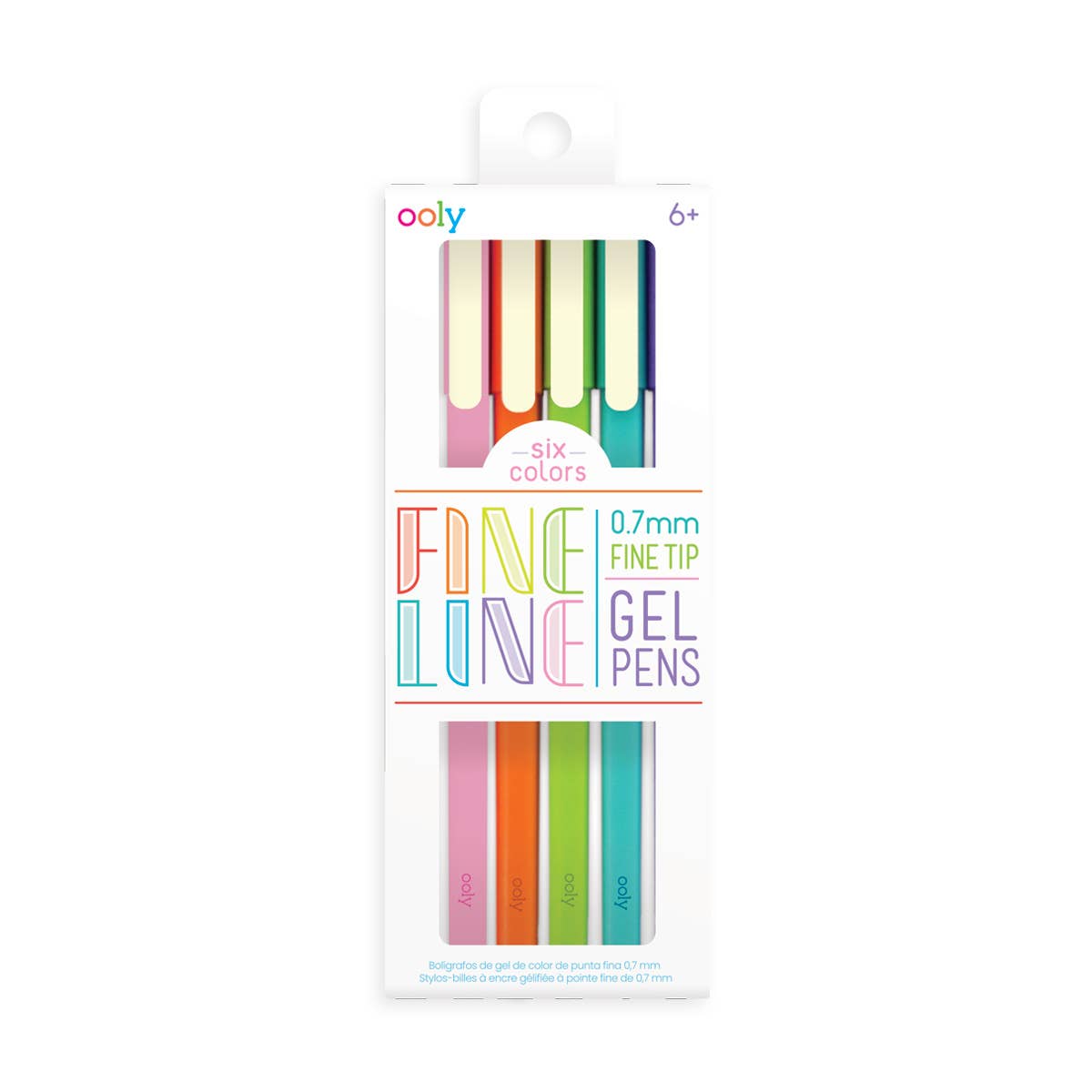 Fine Line Gel Pens | Set of 6