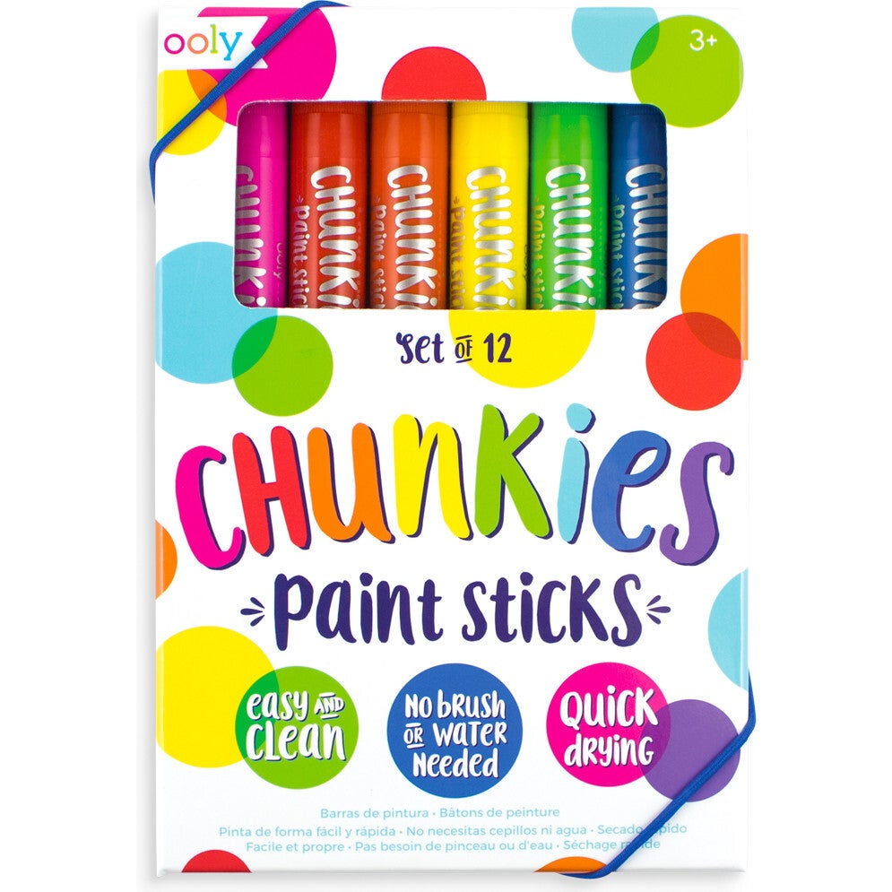 Chunkies Classic Paint Sticks | Set of 12