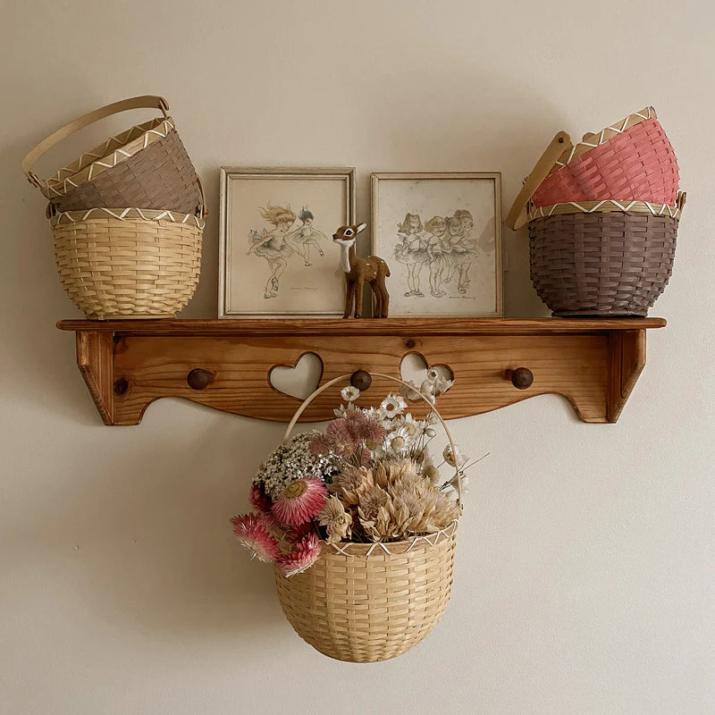 Blossom Basket Small | Raspberry