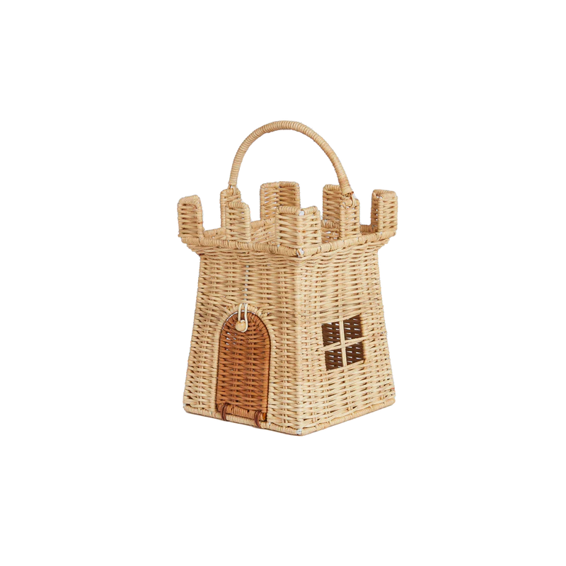 Rattan Castle Bag