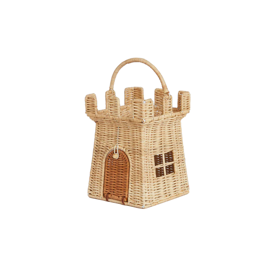 Rattan Castle Bag