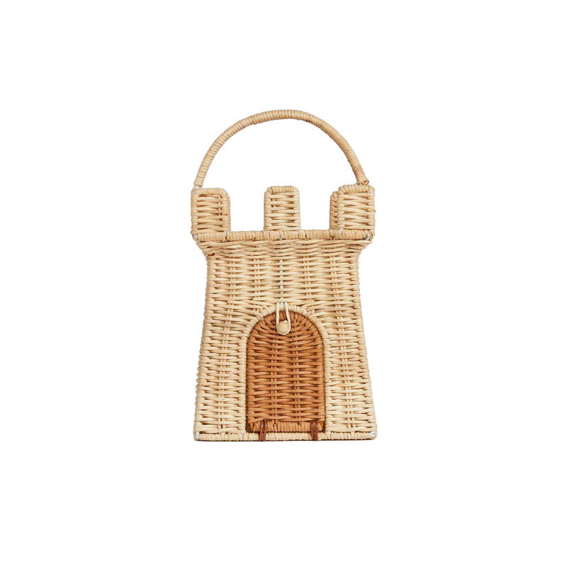 Rattan Castle Bag