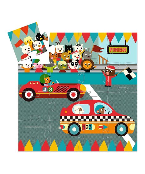 Racing Car | 16 Piece Mini Jigsaw Puzzle