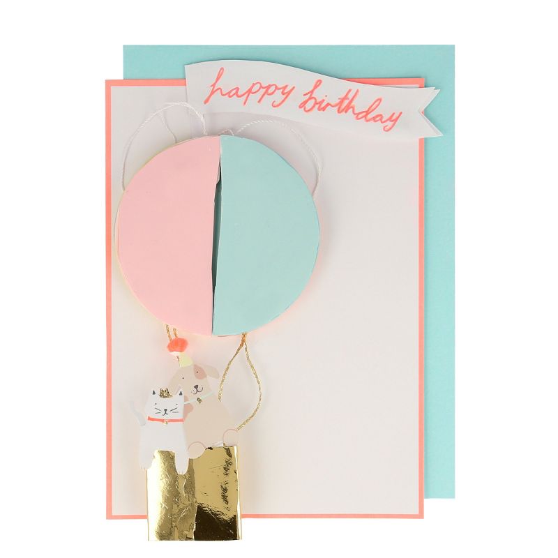 Hot Air Ballon Card