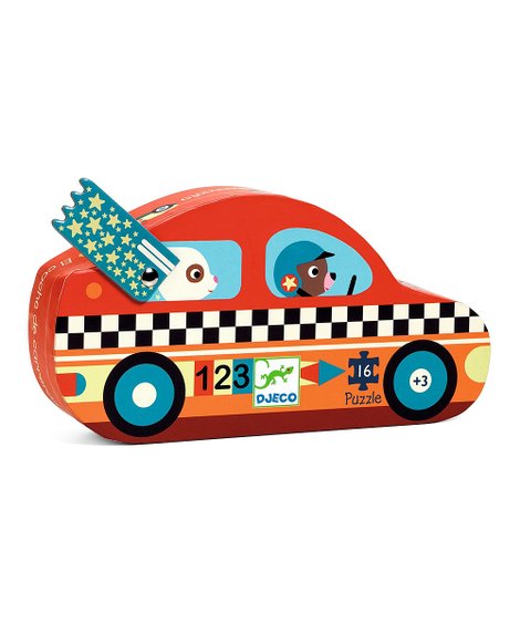 Racing Car | 16 Piece Mini Jigsaw Puzzle