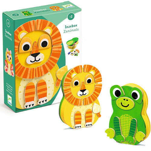 Zanimals Two-Sided Magnetic Animal Activity Tin