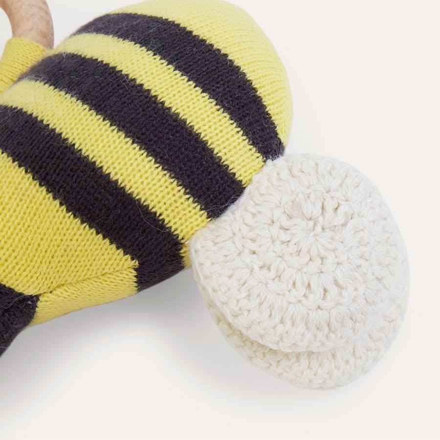 Bumblebee Baby Rattle