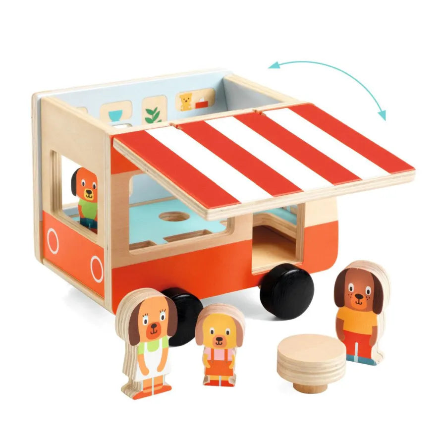 Minicombi Wooden Camper Set