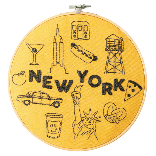 New York Icons Embroidery Kit