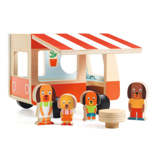 Minicombi Wooden Camper Set