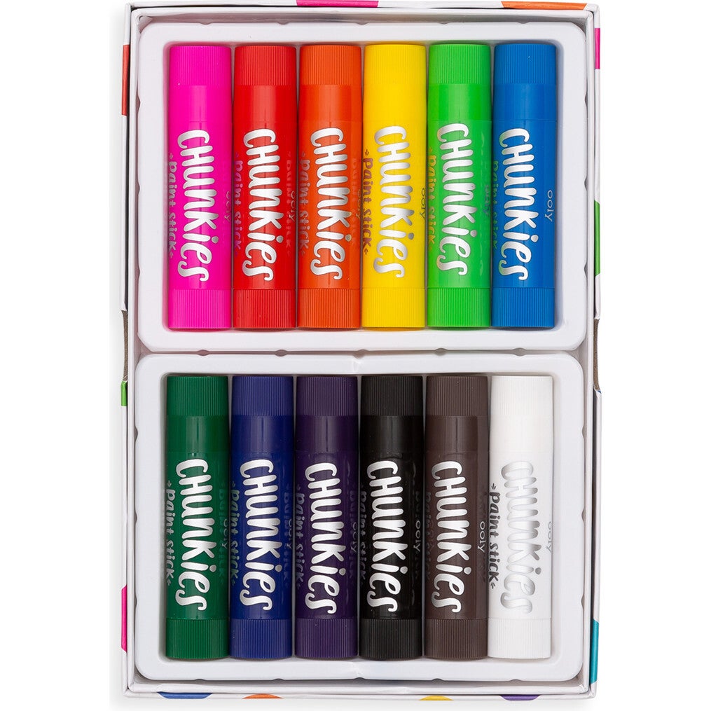 Chunkies Classic Paint Sticks | Set of 12