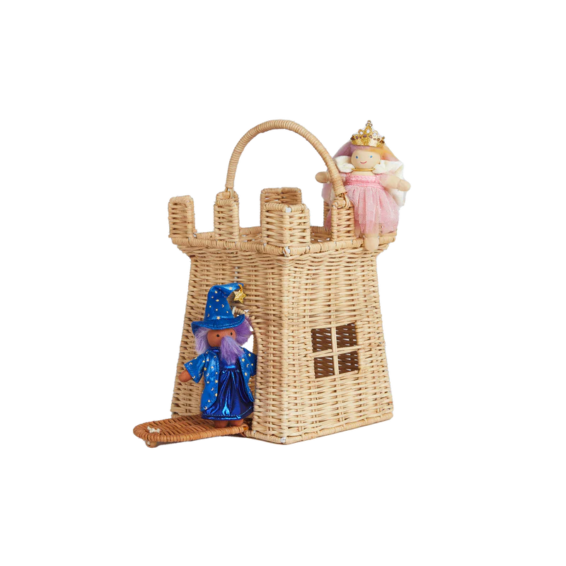 Rattan Castle Bag